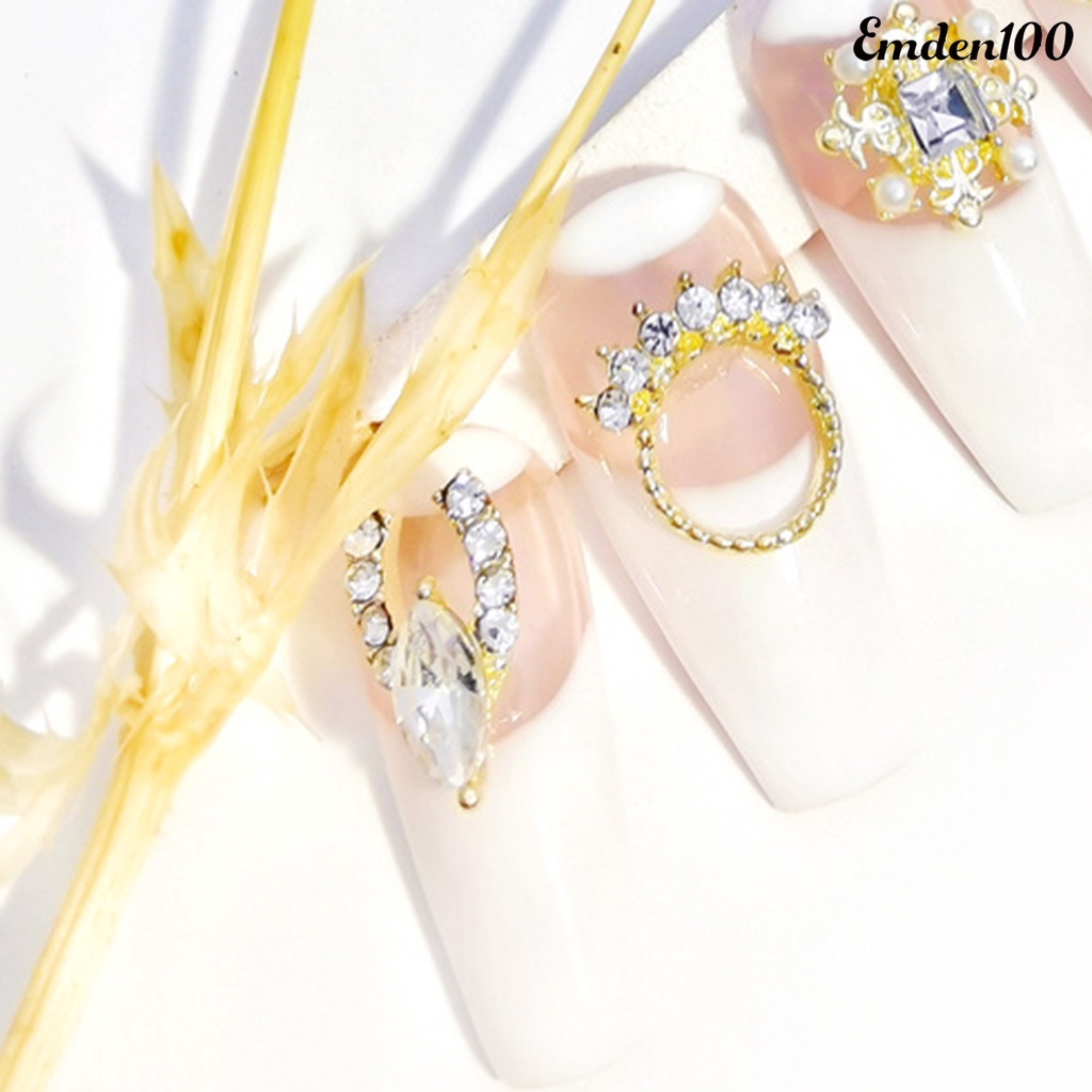 Set 100 Hạt Cườm 3D Dùng Để Trang Trí Móng Nghệ Thuật