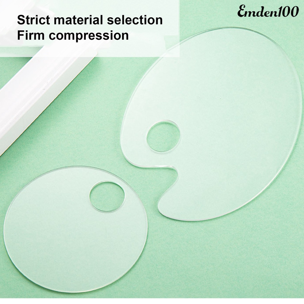 1 Bộ Bảng Màu Trang Điểm Móng Tay Acrylic Trong Suốt Chống Áp Lực Dễ Dàng Làm Sạch Hiệu Quả 100