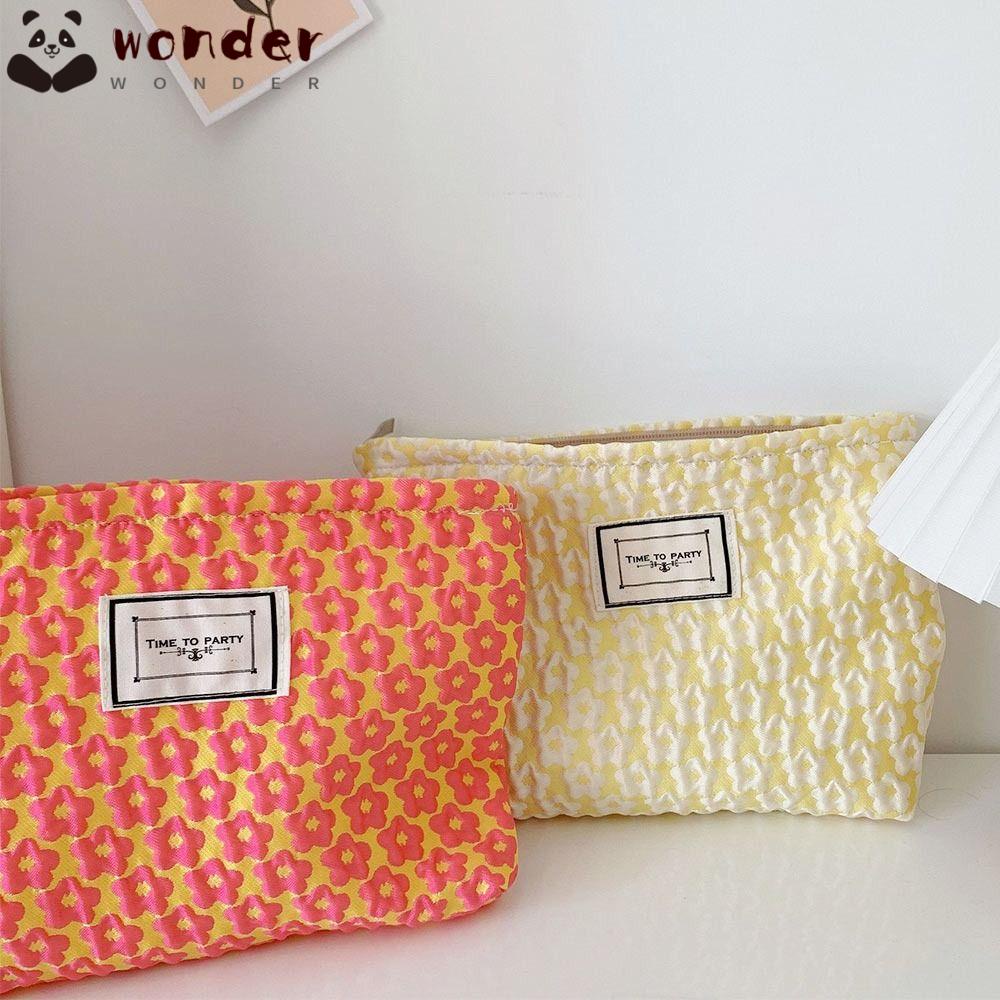 Túi Đựng Mỹ Phẩm Du Lịch Họa Tiết Hoa Dễ Thương Xinh Xắn