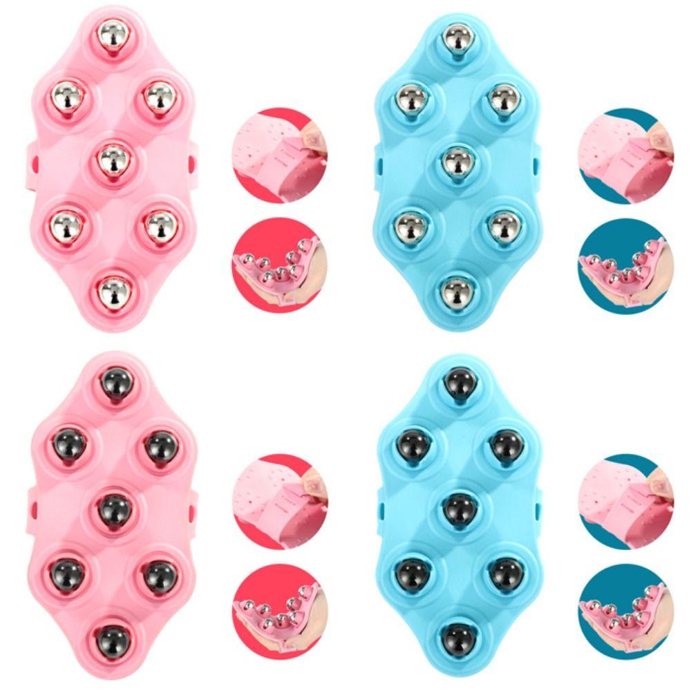 Bàn Chải Hạt Thép Massage Cơ Thể DYRUIDOJ Seven Hạt Xoay Được