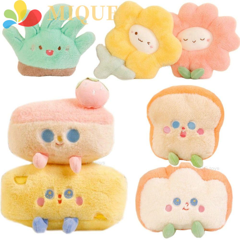 Thú Nhồi Bông Hình Phô Mai Mềm Mại Trang Trí Nhà Cửa
