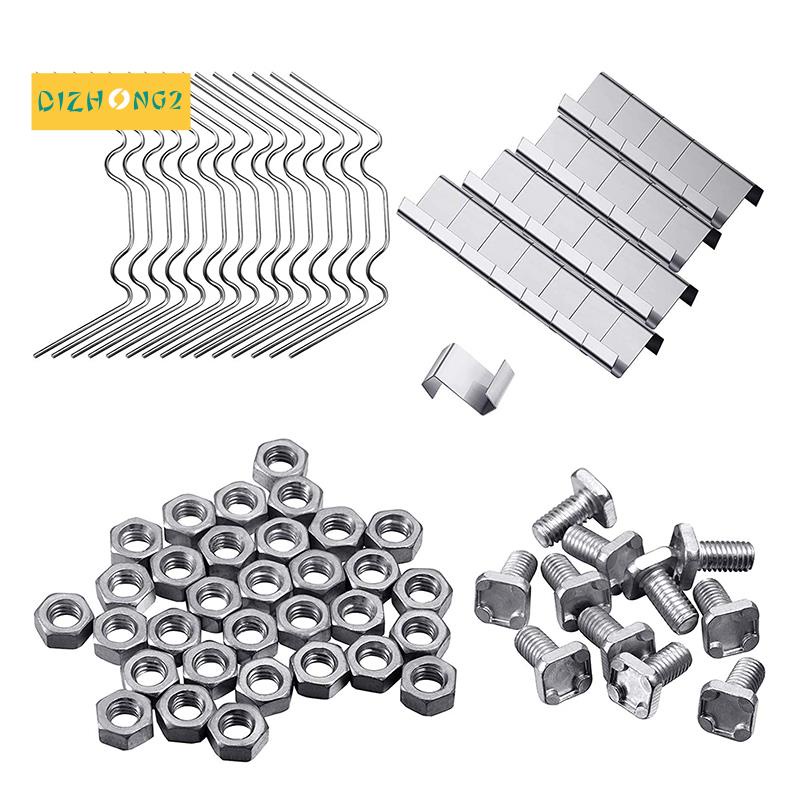 Bộ 200 Món Dụng Cụ Sửa Chữa Nhà Kính Gồm Kẹp Dây + Đai Ốc + Bu Lông Bằng Nhôm