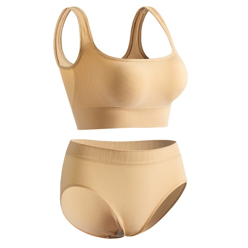 Brroa Set Đồ Tập Thể Thao Gồm Áo Ngực + Quần Short Lưng Cao Cho Nữ