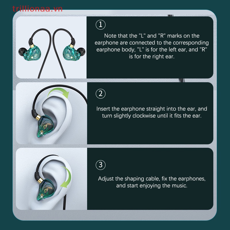 Tai Nghe Nhét Tai Typ-c Chống Ồn Thiết Kế Nhỏ Gọn Tiện Dụng