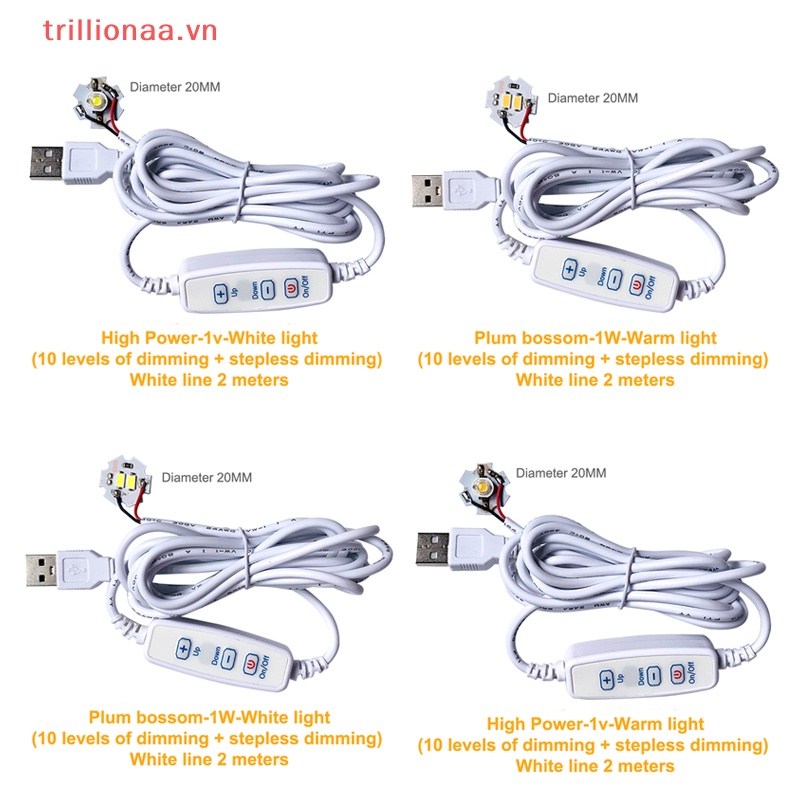 Chip Đèn LED 5730 SMD DC 5V DIY Có Thể Điều Chỉnh Độ Sáng Và Sạc Lại Bằng Cổng USB Dùng Trong Nhà Và Ngoài Trời