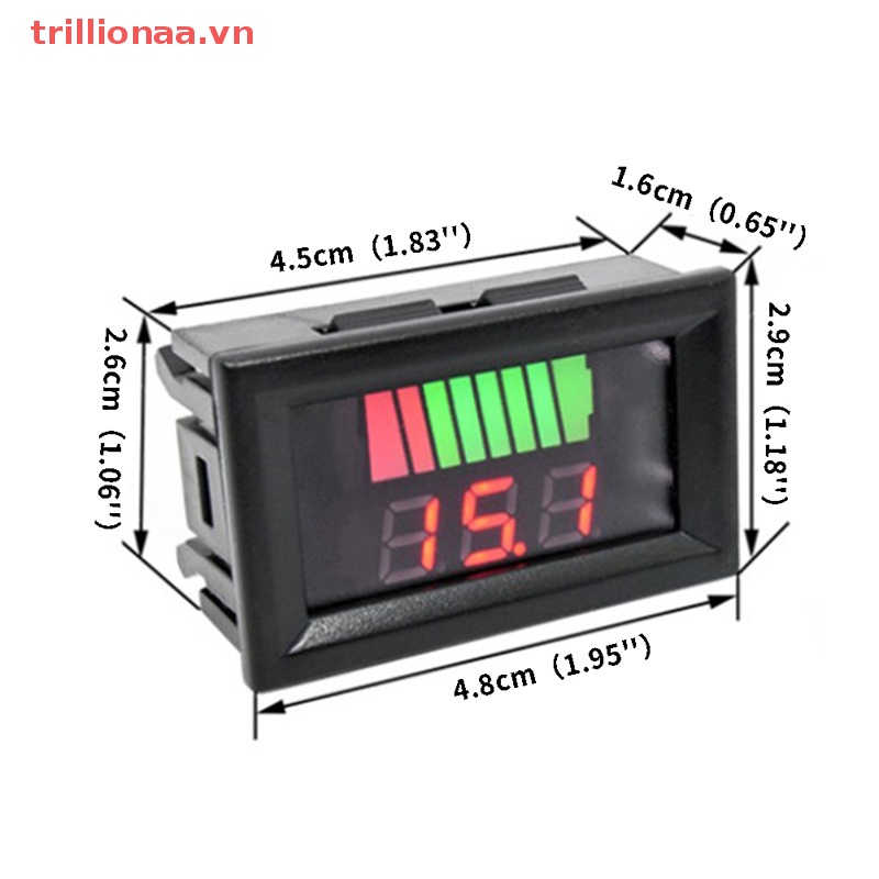 Vôn Kế Kỹ Thuật Số Trillionaa 12V 24V 60V 72V