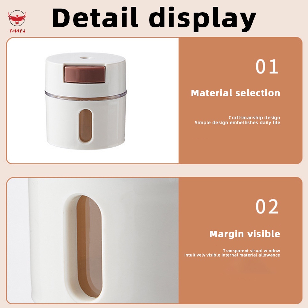 Set 1 / 6 Hũ Đựng Gia Vị Chống Bụi Đa Năng Có Nam Châm Hít
