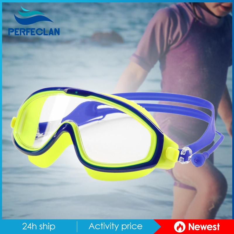 Kính Bơi Kèm Nút Bịt Tai Có Thể Điều Chỉnh Dành Cho Bé 6-14 Tuổi