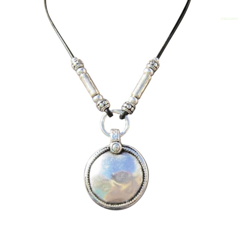 Vòng Cổ Choker Bằng Da Phong Cách Gothic Punk Đường Phố Cho Nữ