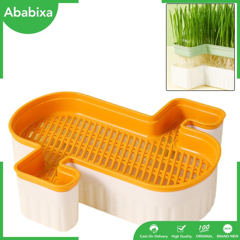 [Ababixa] Khay Gieo Hạt Trồng Cây Mầm Cho Mèo