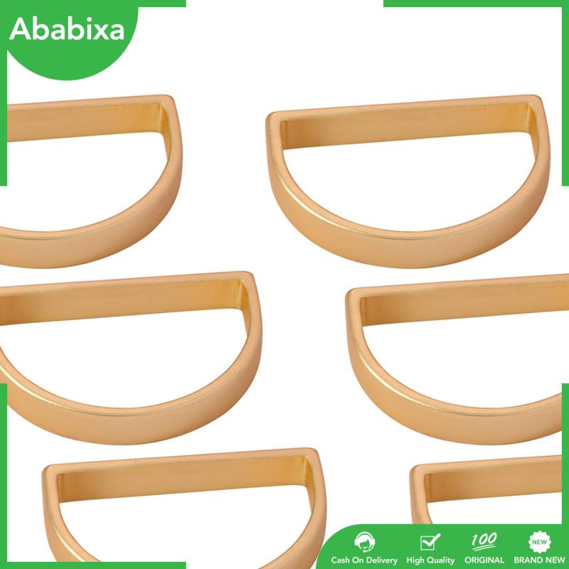 Set 6 Giá Đỡ Khăn Ăn Dạng Nhẫn Trang Trí Bàn Tiệc Cưới