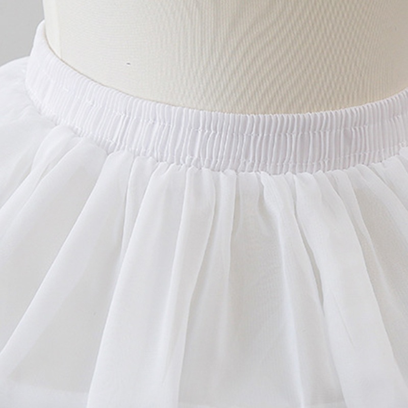 Xiangbao Chân Váy Chữ A Lưng Cao Nhiều Lớp Màu Trắng Đen Trơn Cho Nữ