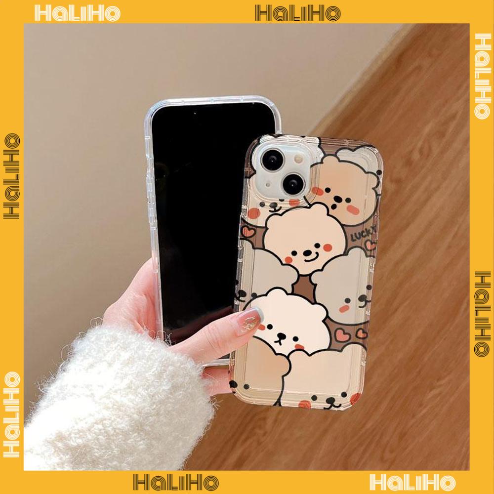 For iPhone 11 iPhone Case Clear Photo Frame Airbag TPU Soft Shell Shockproof Protection Camera Cute Love Bear Compatible with iPhone 14 13 Pro max 12 Pro Max 11 xr xs max 7 8Plus