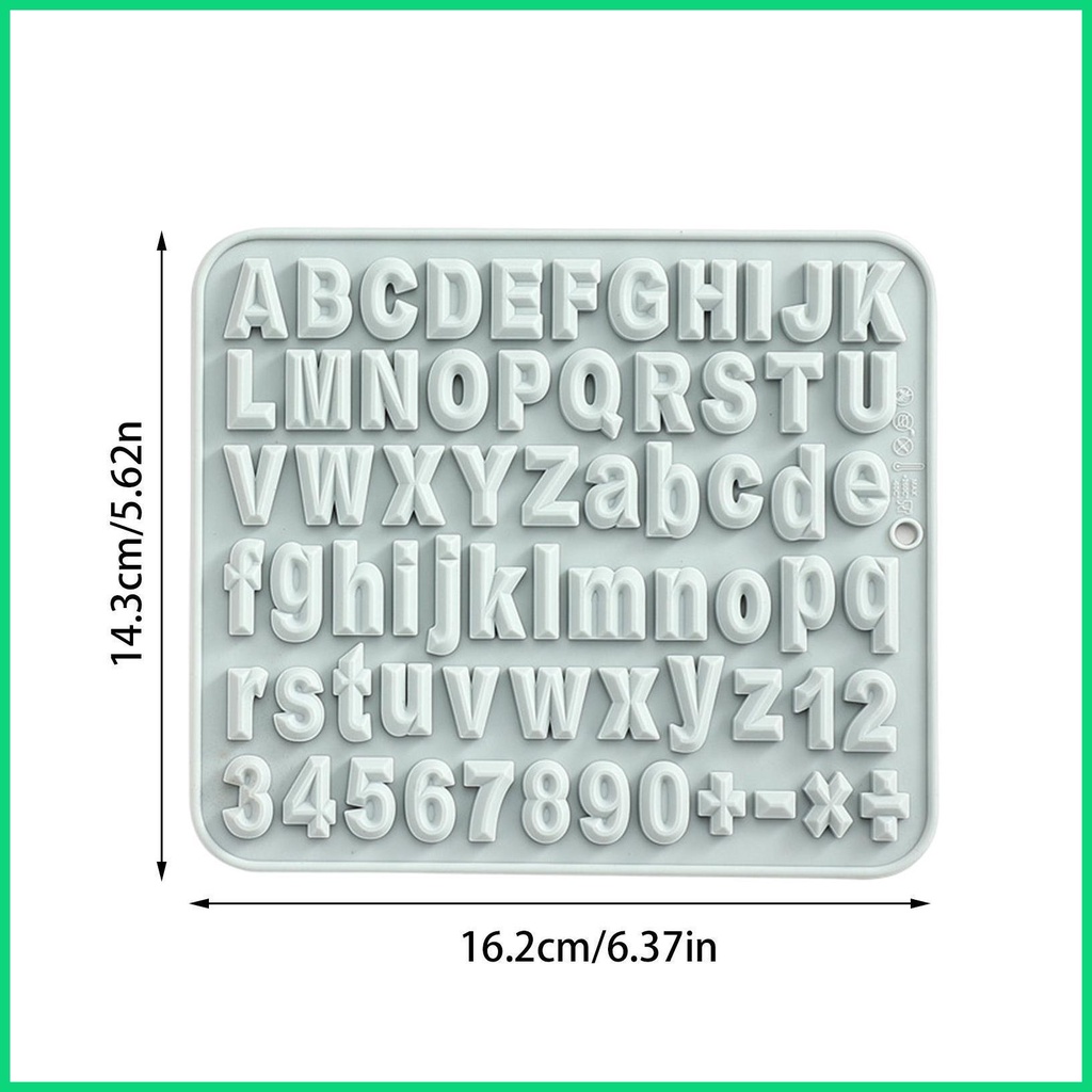 Khuôn Silicone Cấp Thực Phẩm Làm Sô Cô La Hình Chữ Cái