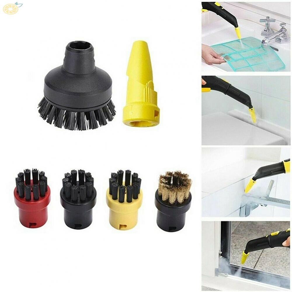 【VARSTR】6PCS/Set Round Brushes Nozzle For Karcher SC1 SC2 SC3 SC4 Steam Cleaner Parts AU