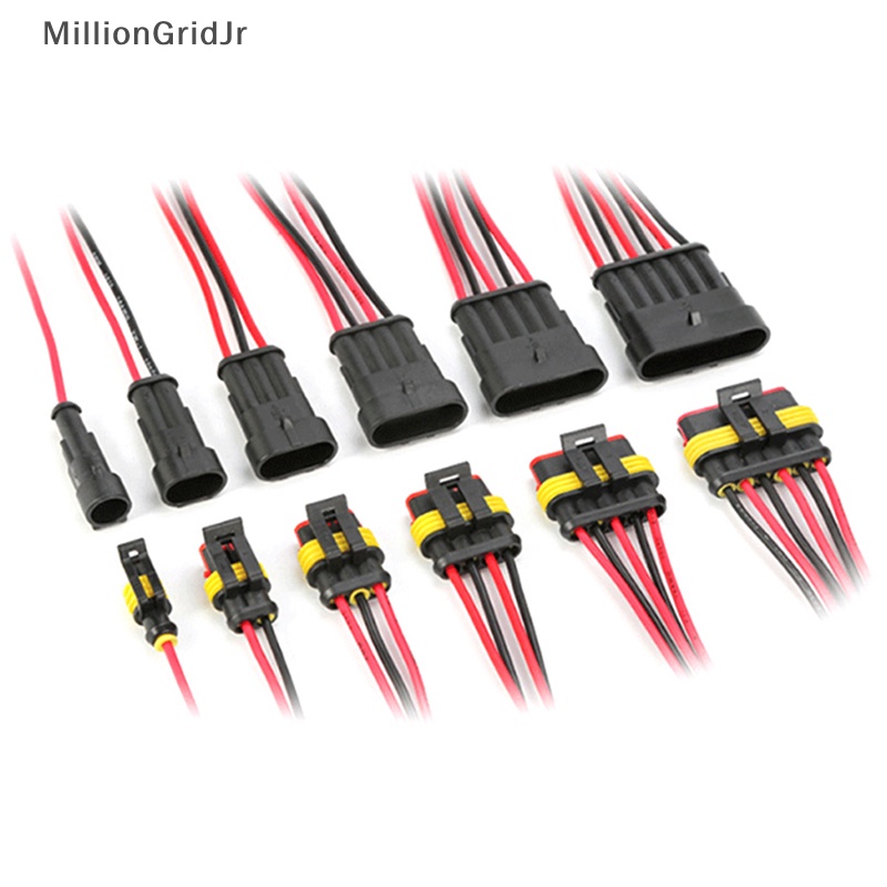 1 Cặp Đầu Nối Dây Điện Chống Nước 1 / 2 / 3 / 4 / 5 / 6Pin JR