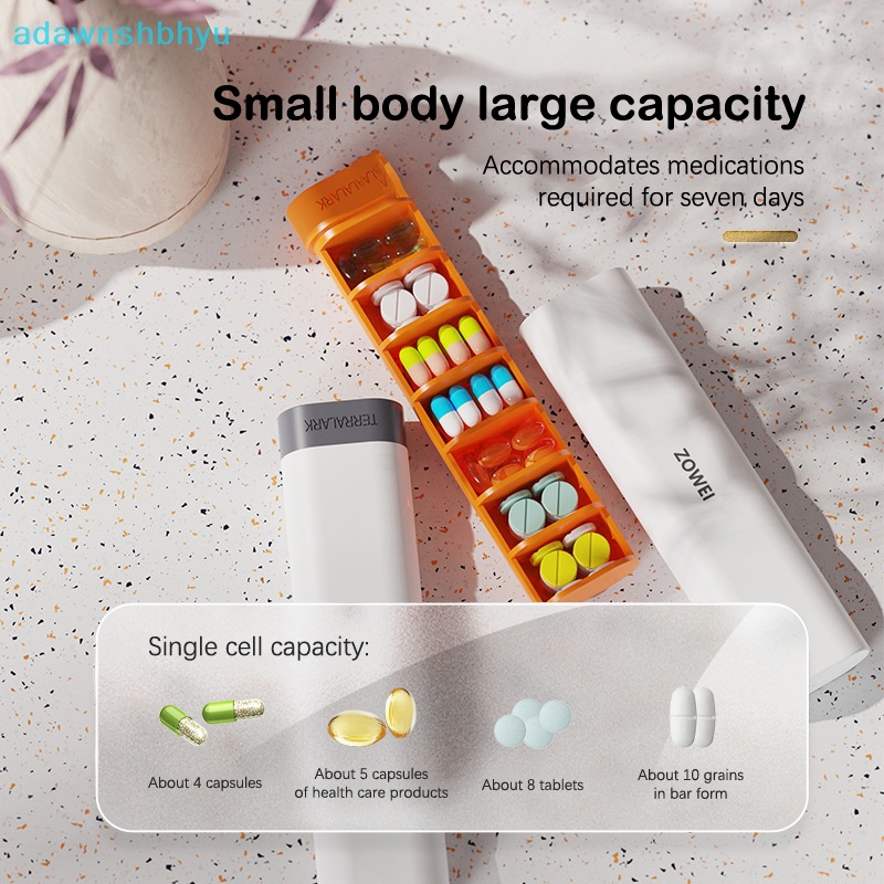 Hộp Đựng Thuốc Chống Thấm Nước Có Nắp Đậy Tiện Dụng