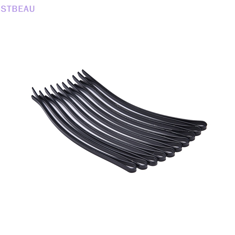 Set 10 Kẹp Tóc Kim Loại Màu Đen Thời Trang Cho Nữ