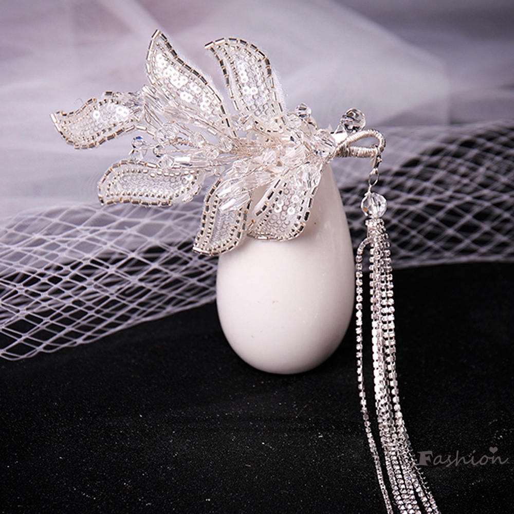 Kẹp Tóc Tua Rua Phong Cách Cổ Điển Thời Trang Cho Nữ