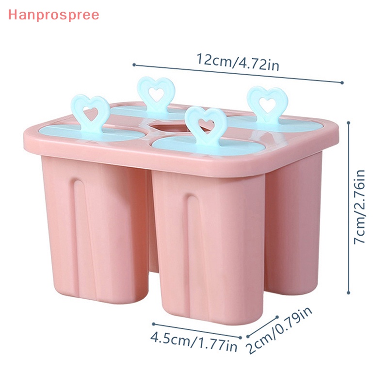 Bộ Khuôn Làm Kem Que Kèm Que DIY Sáng Tạo Cho Nhà Bếp