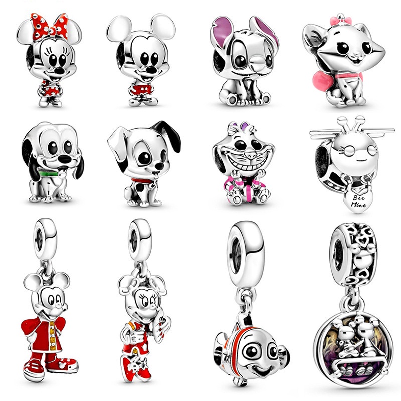 Bộ Phụ Kiện Làm Trang Sức DIY Gồm Hạt Charm Và Bướm Đỏ Dễ Thương Thời Trang Cho Nam Và Nữ 113