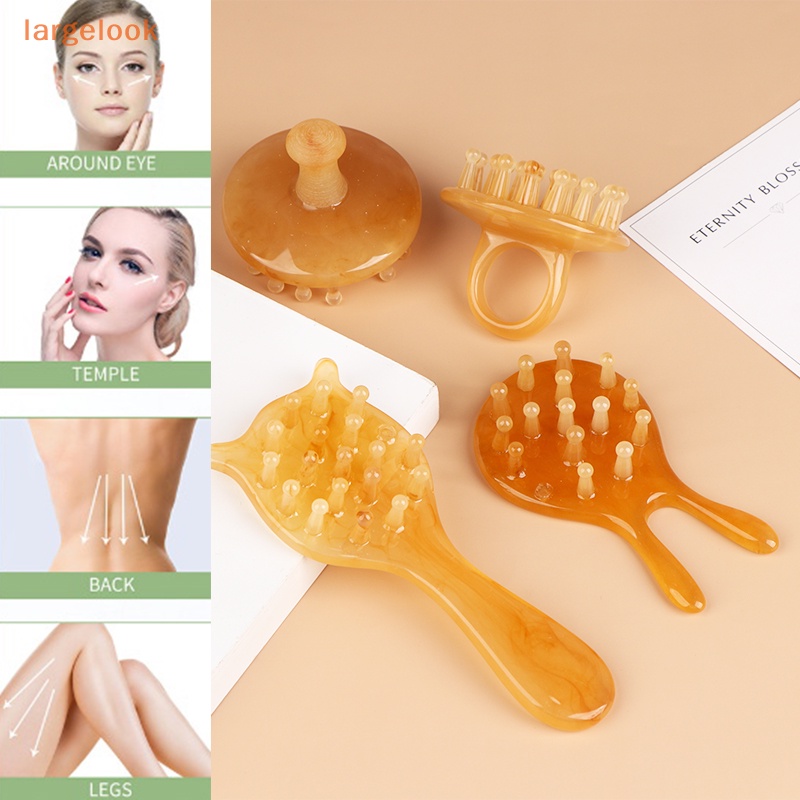 Lược Chải Tóc Mát Xa Da Đầu Bằng Nhựa resin Tự Nhiên