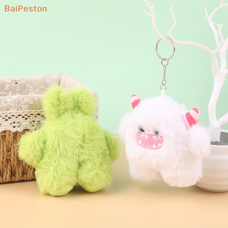 Búp Bê Nhồi Bông Hình Quái Vật Dễ Thương Treo Móc Khóa / Ba Lô / Túi Xách / Móc Khóa Trang Trí Xe Hơi