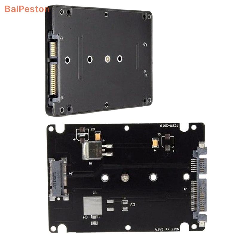 Hộp Đựng Thẻ Chuyển Đổi M.2 NGFF Sang 2.5 inch SATA SSD / MSATA Sang SATA Cho PC M2 + M Desktop Socket NGFF