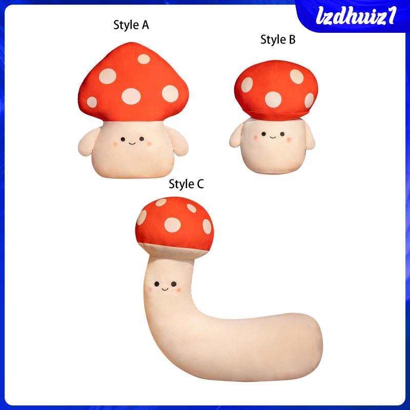 Đồ Chơi Cây Nấm Nhồi Bông Dễ Thương Dùng Trang Trí Văn Phòng