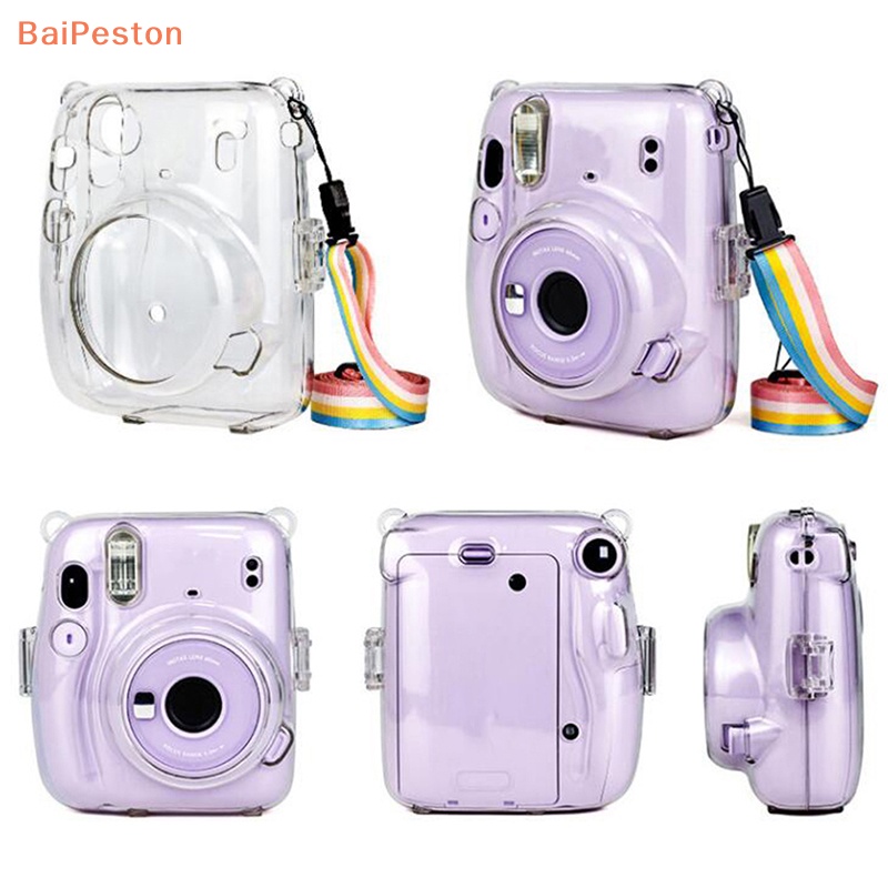 Túi Đựng Máy Ảnh Instax Mini 11 Trong Suốt Kèm Dây Đeo