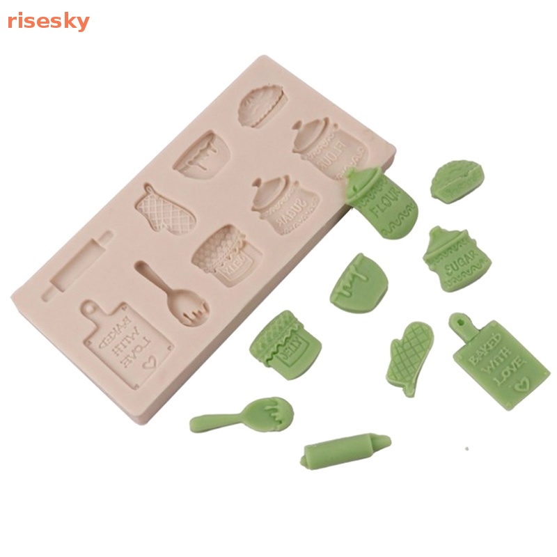 Khuôn Silicone Tạo Hình Làm Bánh Kẹo Hình 3D DIY