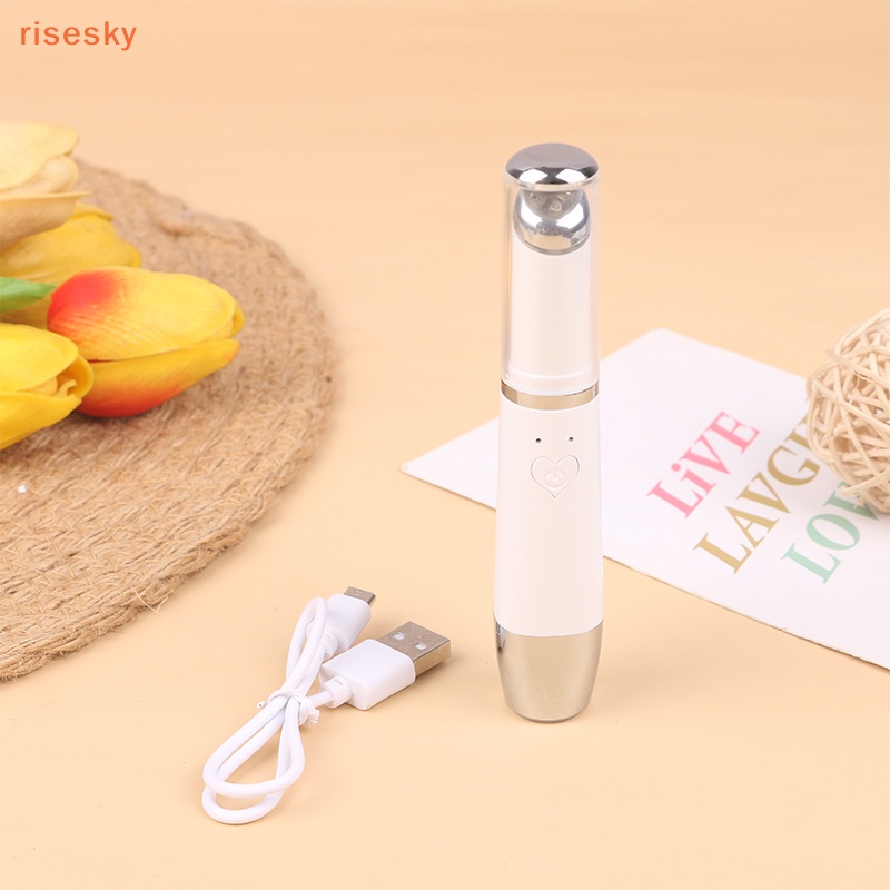 Máy Rung Điện Mát Xa Mặt Chống Nếp Nhăn Có Cổng USB