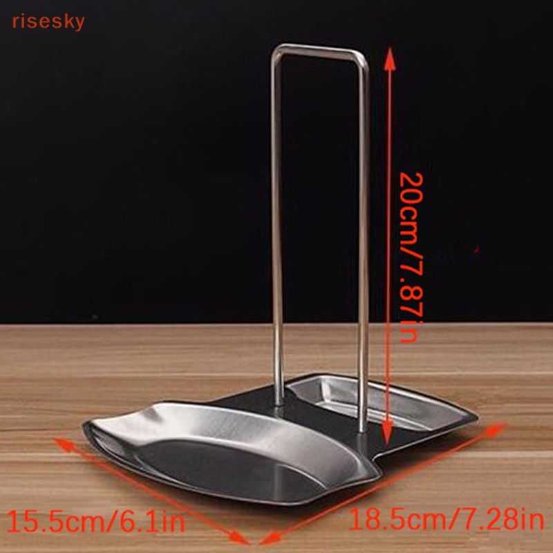 Giá Đỡ Nắp Nồi Bằng Thép Không Gỉ Tháo Rời Được Tiện Lợi Dành Cho Nhà Bếp
