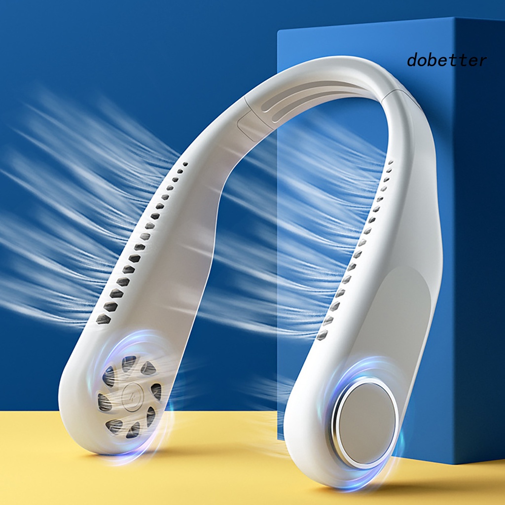 Quạt Làm Mát Đeo Cổ Rảnh Tay 3600mAh 3 Tốc Độ Tùy Chỉnh Bằng ABS Không Gây Tiếng Ồn Tiện Dụng Cho Hoạt Động Ngoài Trời