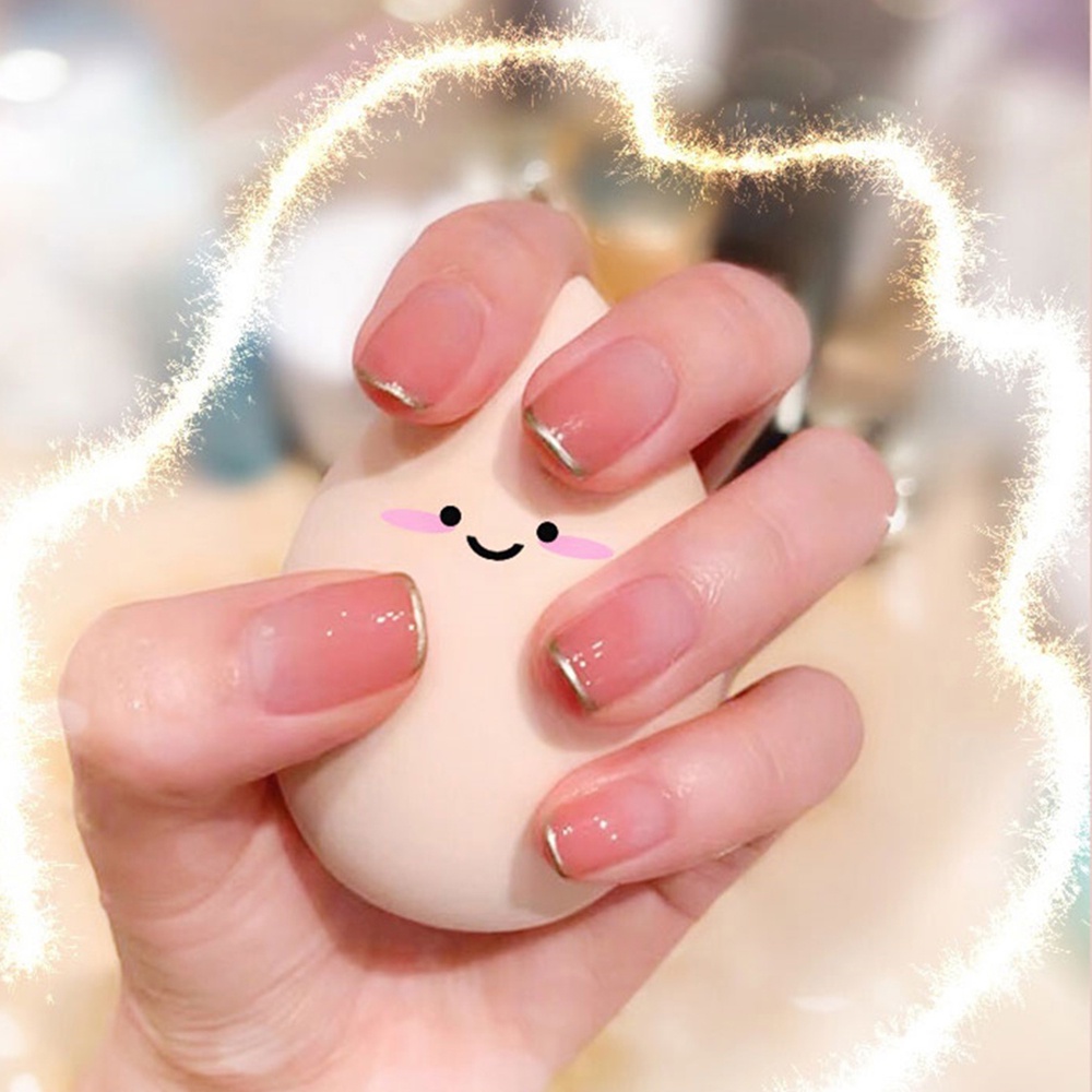 Keo Dán Móng Tay Bằng Kim Loại Màu Vàng / Bạc Tráng Gương / Đường Kẻ Dạng Kéo