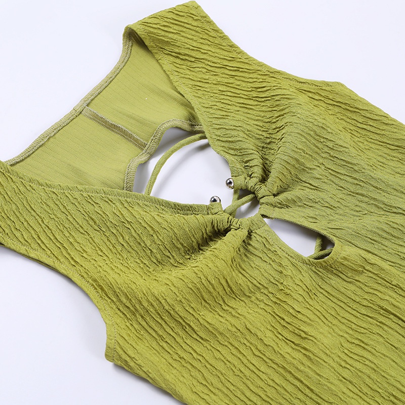 Đầm Maxi Không Tay Hở Vai Màu Trơn Thời Trang 2023 Dành Cho Nữ