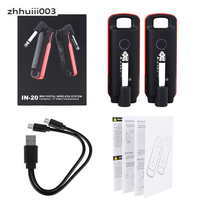 Thiết Bị Truyền Nhận Tín Hiệu Âm Thanh Không Dây 6.35mm Cho Đàn Guitar Acoustic
