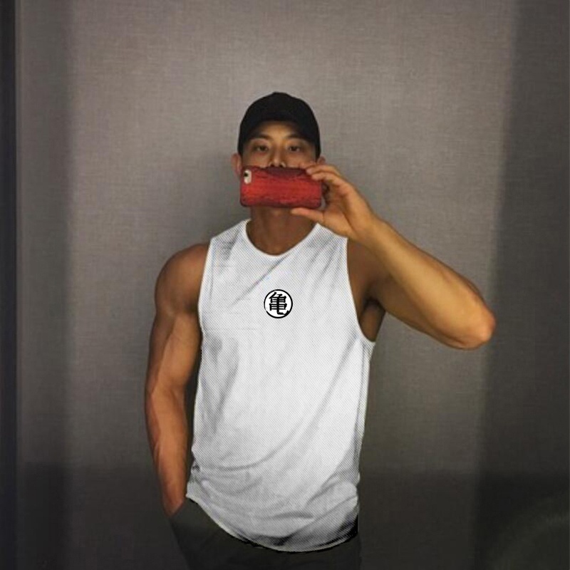 Áo Sát Nách Phối Lưới Nhanh Khô Thời Trang Tập Gym / Chạy Bộ Cho Nam