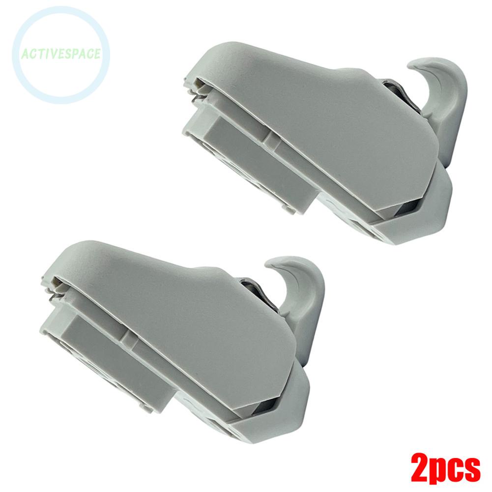Sun Visor Clip 2PC ABS Clip Gray Visor For Jeep Renegade Support Holder【Jeep】