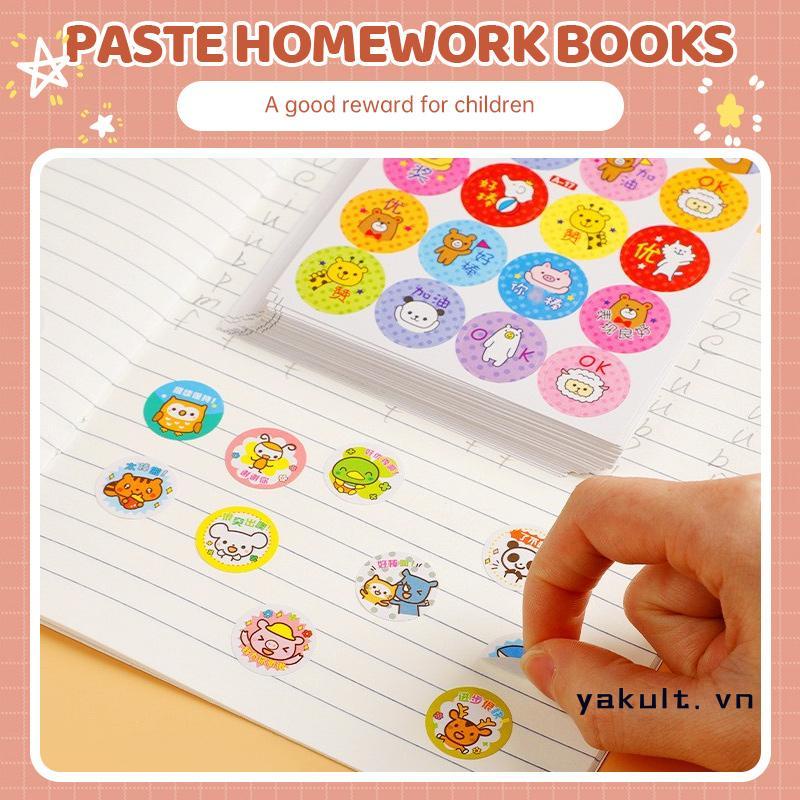 yakult set 10 Sticker lời khen tiếng anh