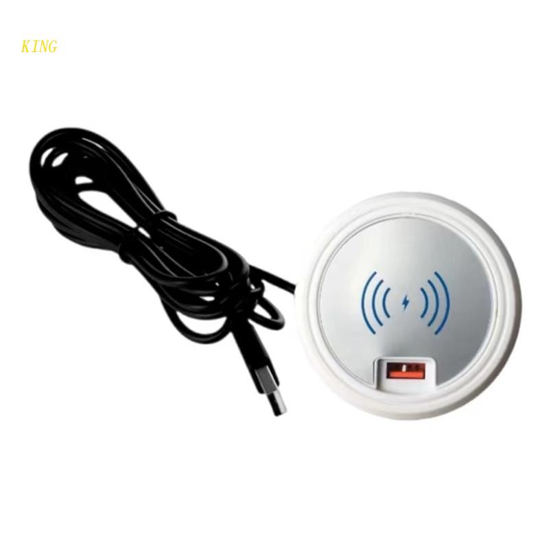 Đế Sạc Không Dây Hiệu Quả Cao 180cm Kèm Cáp Sạc Tiện Dụng