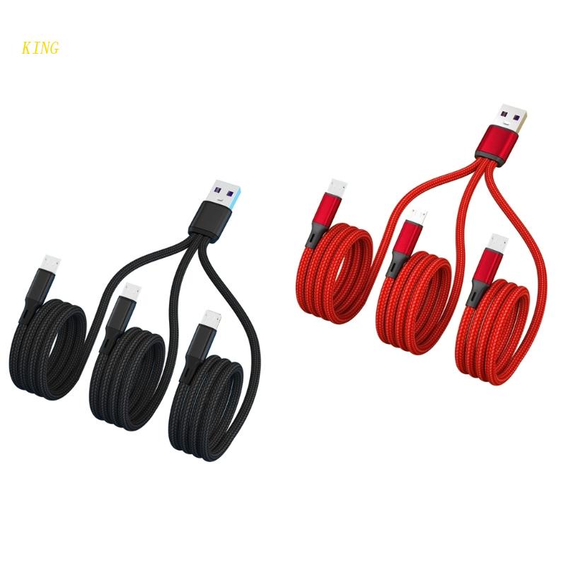 Dây Cáp Sạc 3 Trong 1 USB 2.0 USB-A Male Sang 3 Micro USB 20cm 120cm Dành Cho Các Thiết Bị Ba Thiết Bị