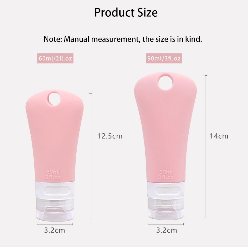 Chai Chiết Mỹ Phẩm Dạng Bóp Bằng Silicone Tiện Dụng Mang Theo Du Lịch