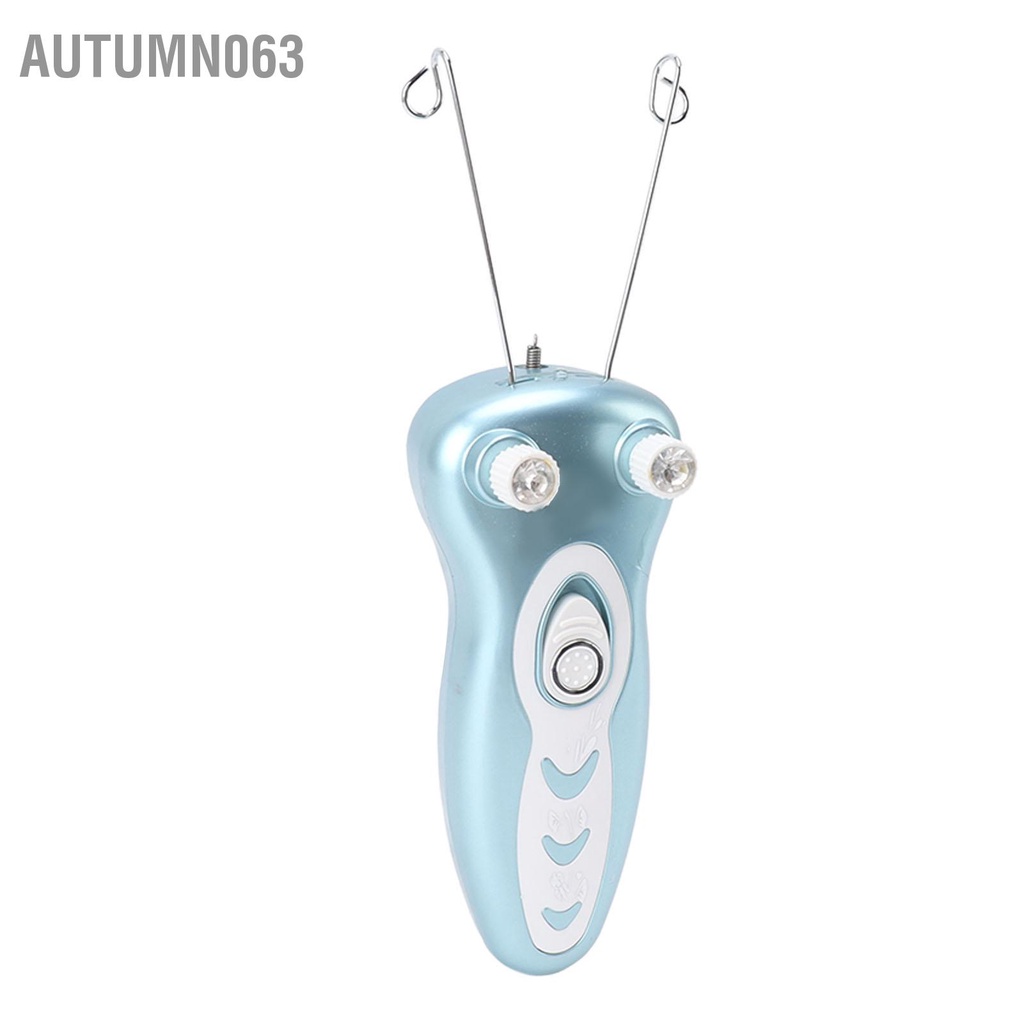 Autumn063 Máy Cạo Lông Mặt Chạy Bằng Điện Pin Sạc Dịu Nhẹ Tẩy Phích Cắm Châu Âu 100‑240V