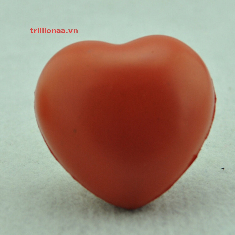 1 X Bóng Cao Su Đàn Hồi Hình Trái Tim Dùng Tập Thể Dục Giảm Căng Thẳng