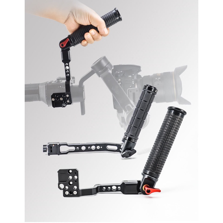 Tay Cầm Chống Rung Bằng Kim Loại 1 / 4 Có Lỗ Cho DJI Ruying Ronin RS3 / RS2 / RSC2