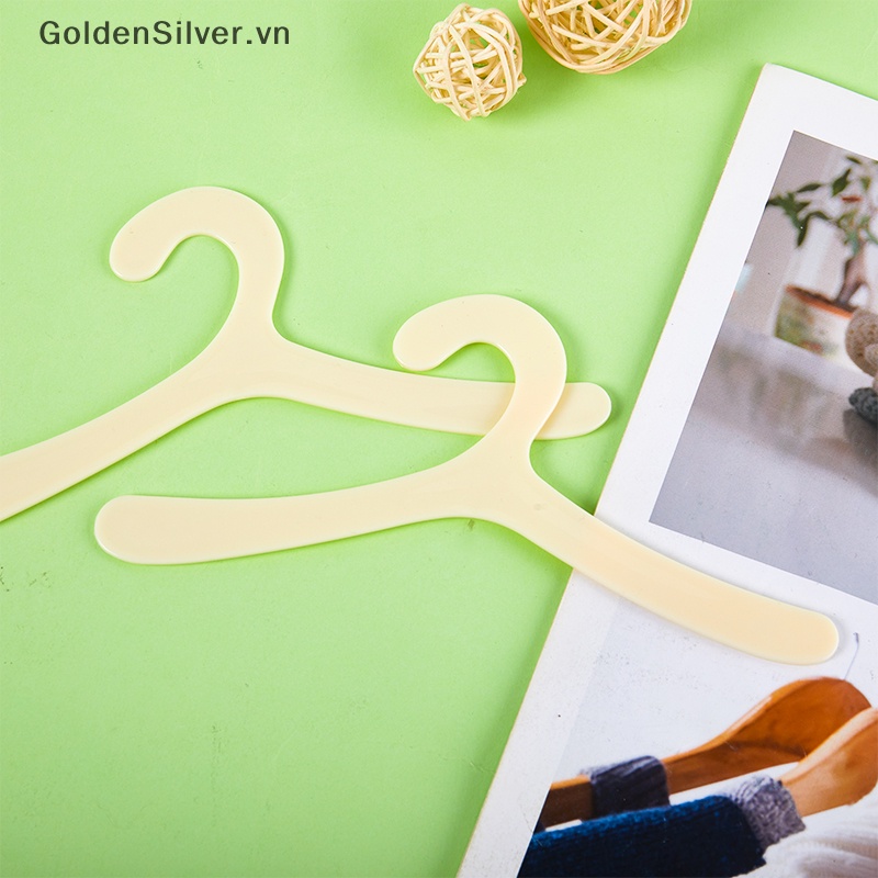 Móc Treo Quần Áo Bằng Nhựa Màu Vàng Kim Cho Thú Cưng