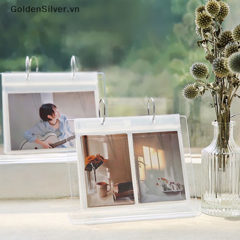 Giá Đỡ Album Ảnh Để Bàn Màu Vàng Bạc Sang Trọng