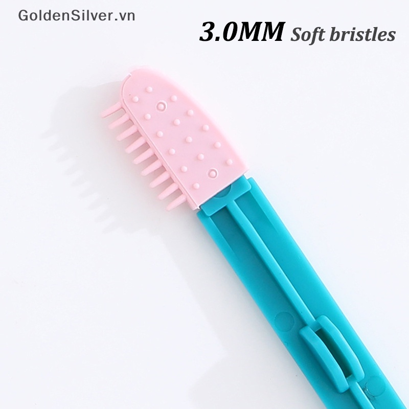 Lược Chải Lông Mắt Mèo Cầm Tay Màu Vàng Bạc Thân Thiện Với Môi Trường Có Thể Tái Sử Dụng