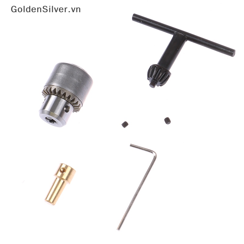 1 Bộ Ngàm Kẹp Mũi Khoan Micro 0.3-4mm Màu Vàng Kim